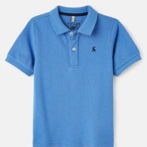 Joules boys Woody Polo Shirt Blue